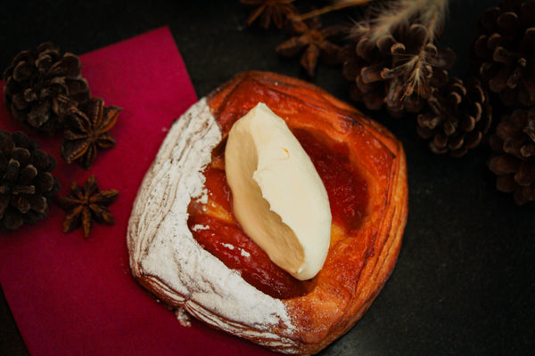 Mulled Apple and Brandy Cream Danish