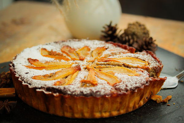 Pear and Hazelnut Tart (Slice)